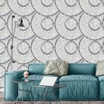 Papel de Parede Mosaico Redondo (Pedrinhas)