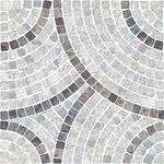Papel de Parede Mosaico Redondo (Pedrinhas)