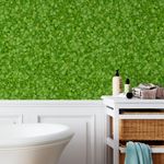 Papel de Parede Folhas 3D simples Verdes