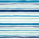 Papel de Parede Tons de Azul com Listras Assimétricas