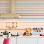 Papel de Parede Listras Assimétricas Coloridas