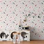Papel de Parede Infantil Foguetes, Meteoros e Estrelas