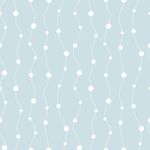 Papel de Parede Cortina de Bolinhas (Azul)