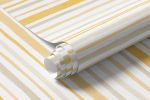 Papel de Parede Tons de Amarelo com Listras Assimétricas
