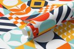 Papel de Parede Imitação de Azulejo Português