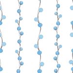 Papel de Parede Infantil Ramos Abstratos (Azul Bebê)