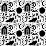 Papel de Parede Desenhos Abstratos
