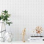 Papel de Parede Pastilhas Brancas