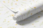 Papel de Parede Floral Aquarela Delicado