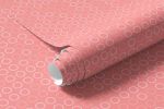 Papel de Parede Argolas Em Tons de Rosa