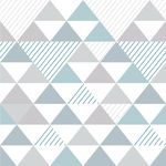 Papel de Parede Triângulos Azul Seco