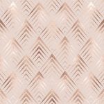 Papel de Parede Triângulos Rose Gold