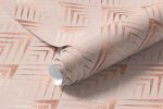 Papel de Parede Triângulos Rose Gold