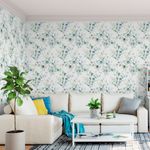Papel de Parede Folhas Verdes Delicadas