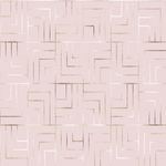 Papel de Parede Rose Gold com Linhas Cruzadas