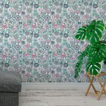 Papel de Parede Floral Delicado