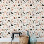 Papel De Parede Boho Abstrato