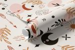 Papel De Parede Boho Abstrato