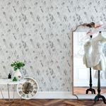 Papel de Parede Geométrico Losangos em Tons de Cinza