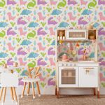 Papel de Parede Infantil Dinossauros