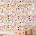 Papel de Parede Infantil Raposinhas Baby