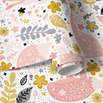 Papel de Parede Infantil Raposinhas Baby