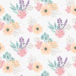 Papel de Parede Flores de Lavanda