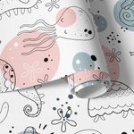 Papel de Parede Infantil Bichinhos do Mar