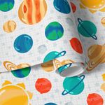 Papel de Parede Infantil Planetas
