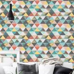 Papel de Parede Triângulos Tropicais