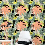 Papel de Parede Folha Abstrata Tropical II