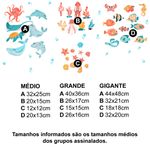Adesivo de Parede Infantil Fundo do Mar