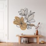 Adesivo de Parede Floral Boho