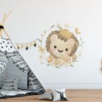 Adesivo de Parede Infantil Leão