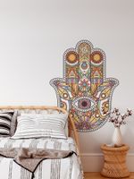 Adesivo de Parede Hamsa Mão de Fátima