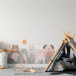 Adesivo de Parede Infantil Animais