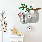 Adesivo de Parede Infantil Bicho Preguiça