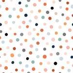Papel de Parede Infantil Bolinhas Assimétricas