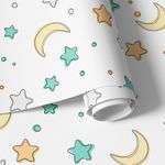 Papel de Parede Estrelas e Lua