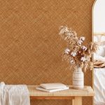 Papel de Parede Palha Esteira Vime Escuro