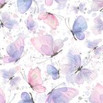 Papel de Parede Borboletas Aquarela