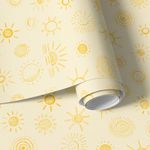 Papel de Parede Infantil Sol Desenho Delicado