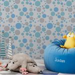 Papel de Parede Infantil Couro Bolinha (Imita Textura)