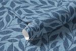 Papel de Parede Tecido Jeans Galhos (Imitação Textura)