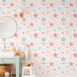 Papel de Parede Nuvens e Estrelas