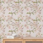 Papel de Parede Flores de Cerejeira Brancas
