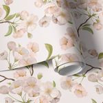 Papel de Parede Flores de Cerejeira Brancas
