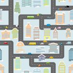 Papel de Parede Infantil Cidade