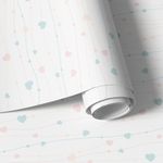 Papel de Parede Corações Delicados