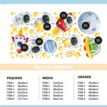 Adesivos de Parede Infantil Astronautas Aquarela